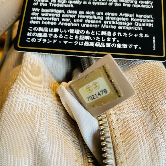 Chanel Vintage Travel Line Nylon Bowling Bag Authentic - Picture 10 of 17